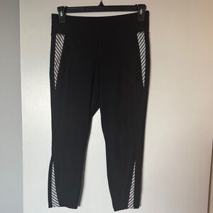 Activ8 Calf-Length Cropped Atheleisure Leggings High Waisted Size Large